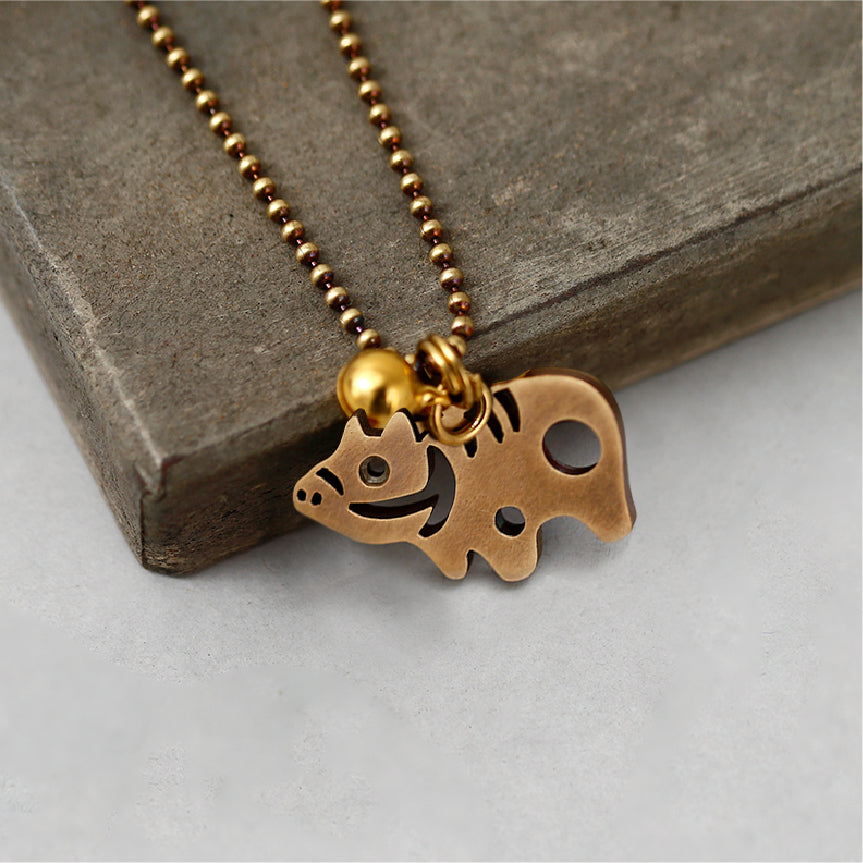 干支・丑 赤べこキーホルダー – 創房 BRASS LIFE-真鍮のある暮らし-